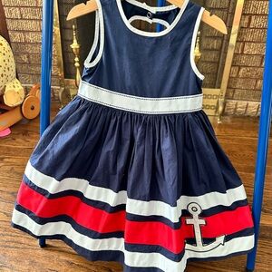 MAGGIE ZOE Size 3T  Sleeveless Anchor Design Dress.